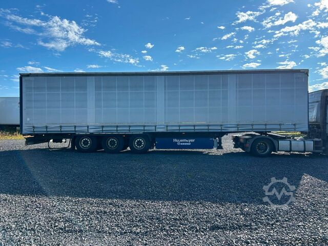 Open semitrailer with tarp KRONE Schiebeplanen Auflieger