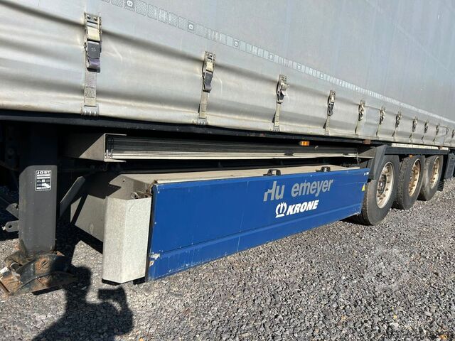 Open semitrailer with tarp KRONE Schiebeplanen Auflieger