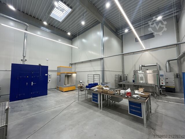 Pulverbeschichtungsanlage Gema, Wieland, Hummel 