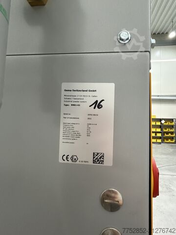 Pulverbeschichtungsanlage Gema, Wieland, Hummel 