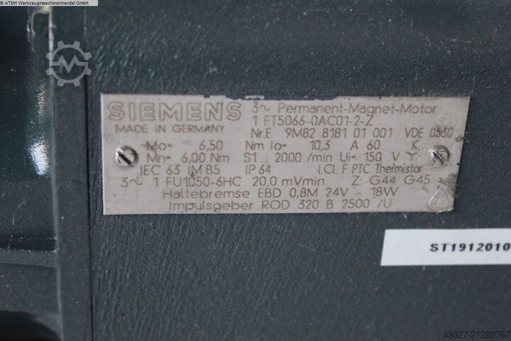 Motor SIEMENS 1FT5066-0AC01-2-Z