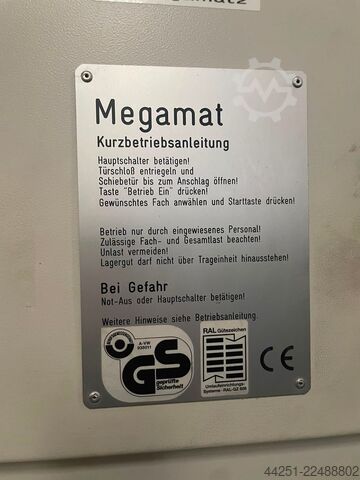 Paternoster, 42 trays, 4.9 m height Megamat Paternoster / Umlaufregal