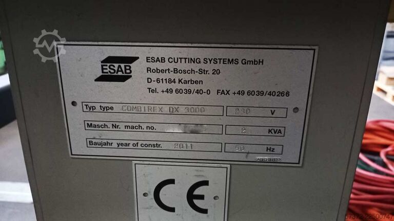 Brennschneidanlage Esab COMBIREX DX 3000
