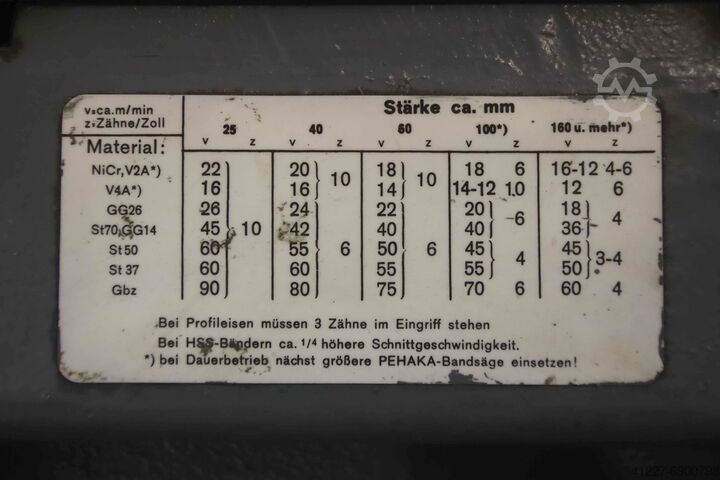 Bandsägeautomat Pehaka 320 x.150 mm