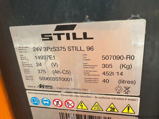 Electric triplex stacker Still EGVS14 4,940 mm STILL EGVS14