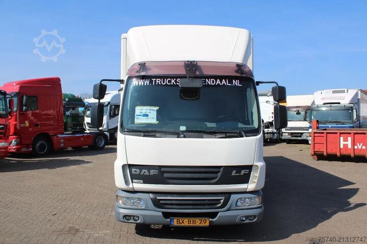 Box body DAF LF 45.160 + EURO 5 + LIFT +MANUAL +  7.5T