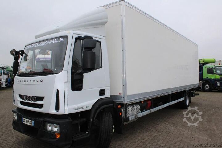 Box body Iveco Eurocargo 160e25 + lift + euro 6