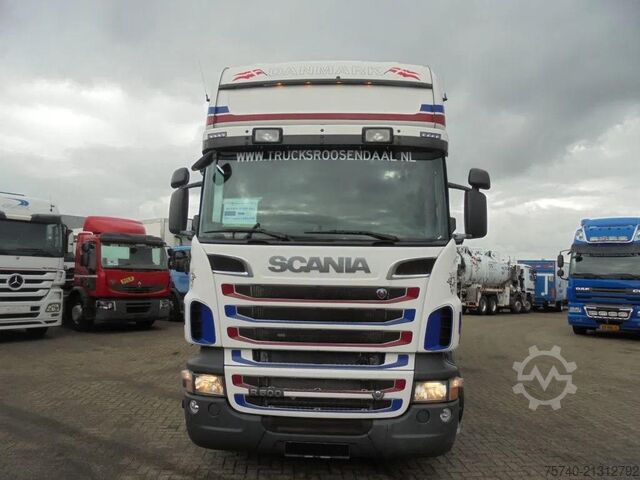 Curtain sided Scania R500 V8 + Euro 5 + Retarder + Lift + 6x2