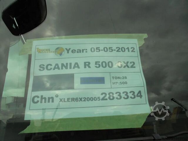Curtain sided Scania R500 V8 + Euro 5 + Retarder + Lift + 6x2