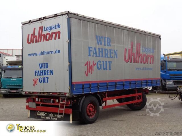 Curtain sided Stehmann AZP 18 2 AXLE + 1.16 vloer hoogte