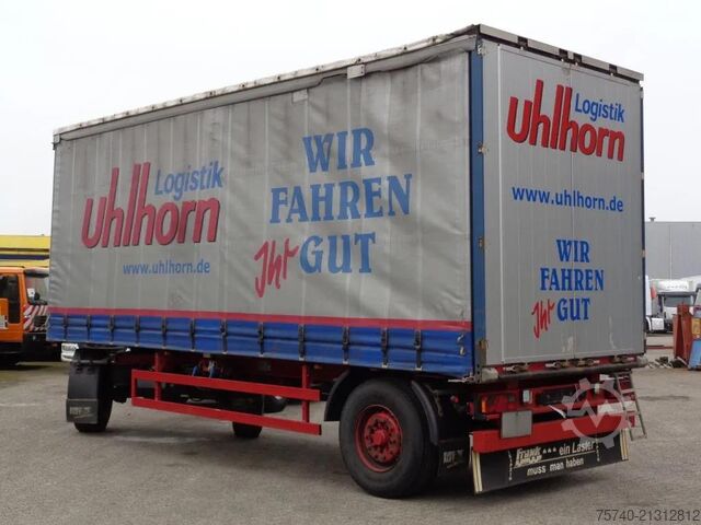 Curtain sided Stehmann AZP 18 2 AXLE + 1.16 vloer hoogte