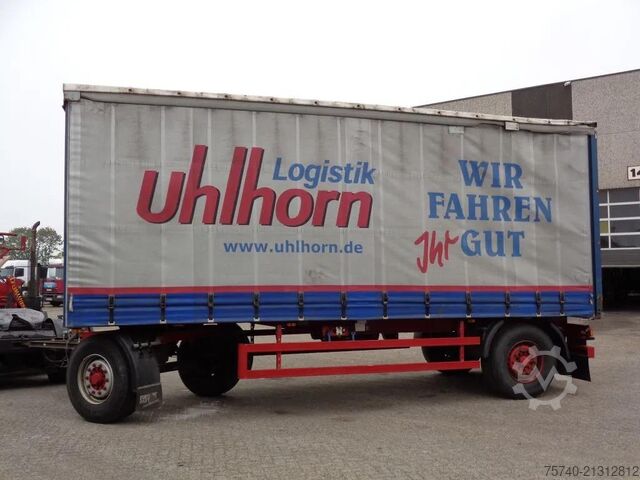 Curtain sided Stehmann AZP 18 2 AXLE + 1.16 vloer hoogte