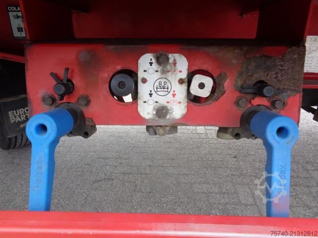 Curtain sided Stehmann AZP 18 2 AXLE + 1.16 vloer hoogte