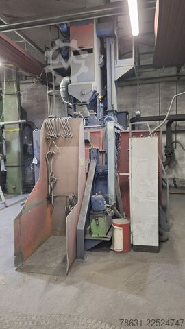 Drum shot blasting machine with rubber belt COGEIM TG1