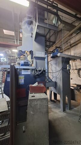 Drum shot blasting machine with rubber belt COGEIM TG1