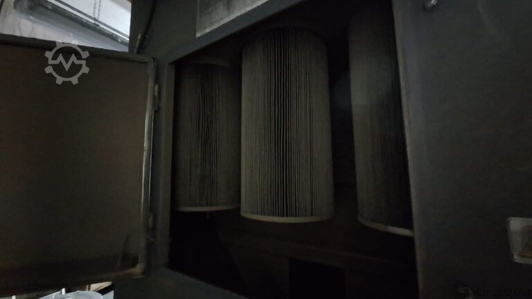 Drum shot blasting machine with rubber belt COGEIM TG1
