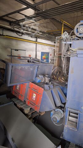 Drum shot blasting machine with rubber belt COGEIM TG1