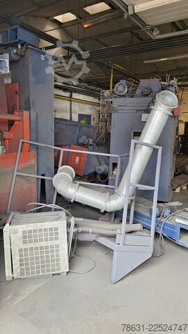 Drum shot blasting machine with rubber belt COGEIM TG1