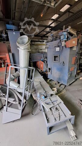 Drum shot blasting machine with rubber belt COGEIM TG1