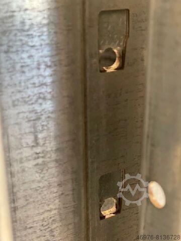 Halter Agraffenwinkel Palettenregal Bito PL 38/ sendzimir verzinkt/ Öffnungsmaß: 47x51 mm