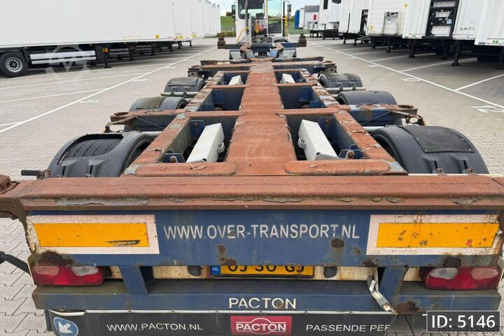 Container transportation Pacton T3-010 / Multichassis / BPW Drum