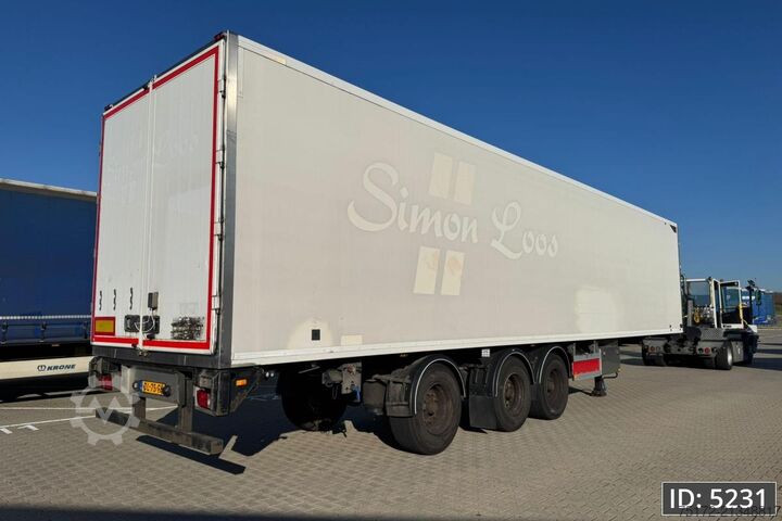 Refrigerated/frozen transport HTF HZO 39 / LZV Doorlader / Steering axle