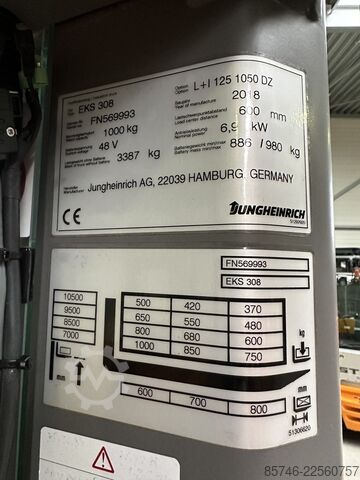 EKS 308 * DEMO !! Wire Guidance !! PSA !! Triplex FFL !! NEW battery !!! JUNGHEINRICH EKS 308 * DEMO !! Wire Guidance !! PSA !! Triplex FFL !! NEW battery !!!