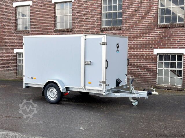 Box trailer Hapert Trailers HAPERT SAPPHIRE L-1 | SEITENTÜR | GRAU 300X150X150CM 1500KG KOFFERANHÄNGER