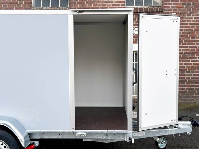 Box trailer Hapert Trailers HAPERT SAPPHIRE L-1 | SEITENTÜR | GRAU 300X150X150CM 1500KG KOFFERANHÄNGER