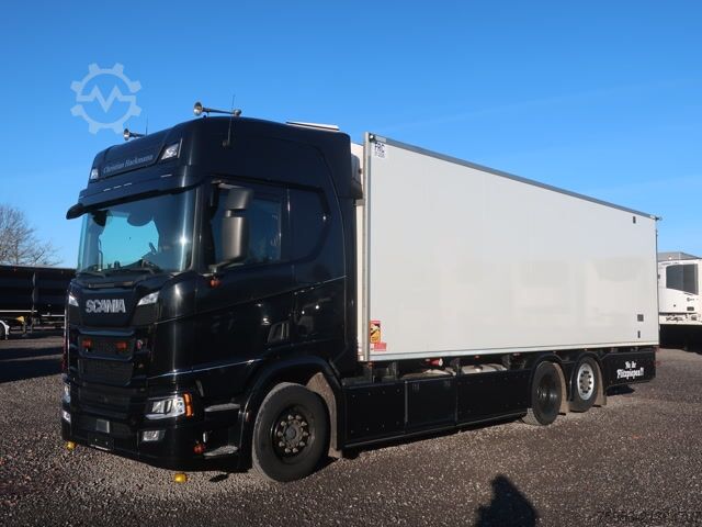Refrigerated truck Scania R 450 6x2 TK Koffer Lenkachse Vollluft