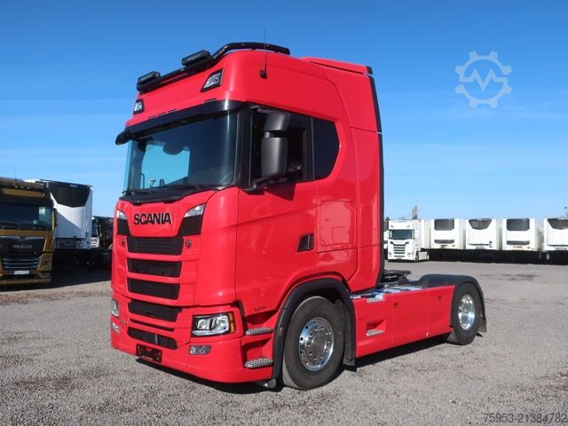 Standard tractor unit Scania S 540 Full Air Standklima LED Alcoa Lampenbügel