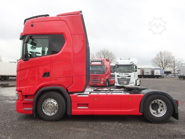Standard tractor unit Scania S 540 Full Air Standklima LED Alcoa Lampenbügel
