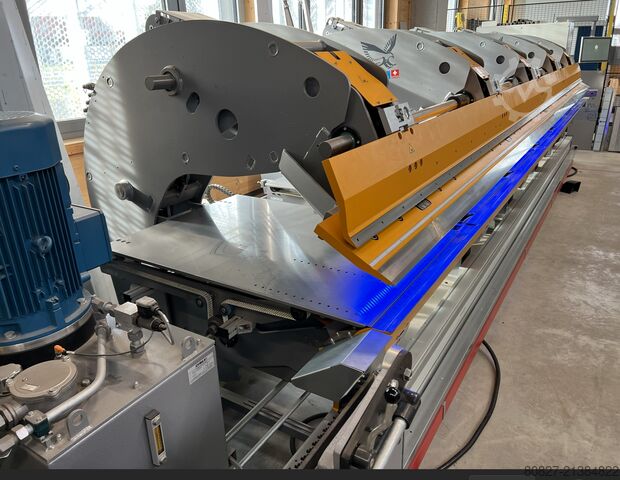 Double bending machine - long folding machine Thalmann AG TD 150