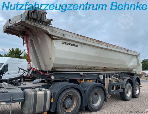 Kipper Auflieger MEILLER MHPS 43/2/ LM-Felgen/ Rollplane/ Unfallschaden