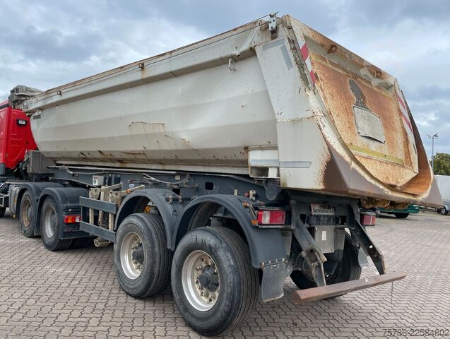 Kipper Auflieger MEILLER MHPS 43/2/ LM-Felgen/ Rollplane/ Unfallschaden