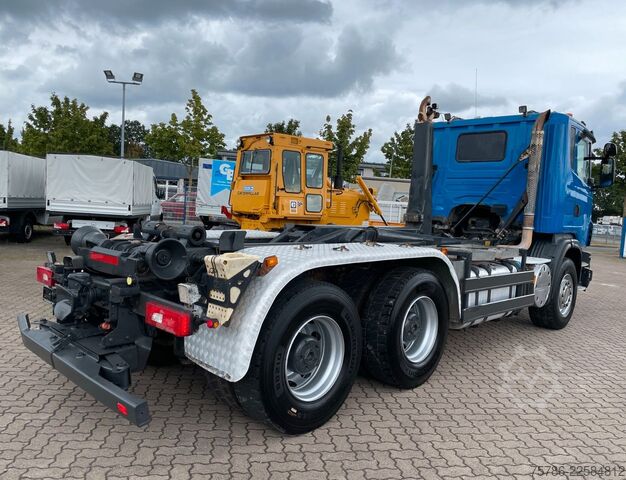 Roll-off tipper truck SCANIA G480 BL/ Meiller 20.60 + Öl/ AC/ Retarder/ 70to