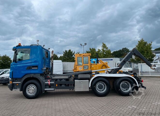 Roll-off tipper truck SCANIA G480 BL/ Meiller 20.60 + Öl/ AC/ Retarder/ 70to