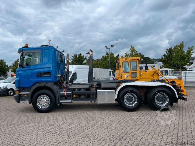 Roll-off tipper truck SCANIA G480 BL/ Meiller 20.60 + Öl/ AC/ Retarder/ 70to
