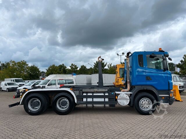 Roll-off tipper truck SCANIA G480 BL/ Meiller 20.60 + Öl/ AC/ Retarder/ 70to