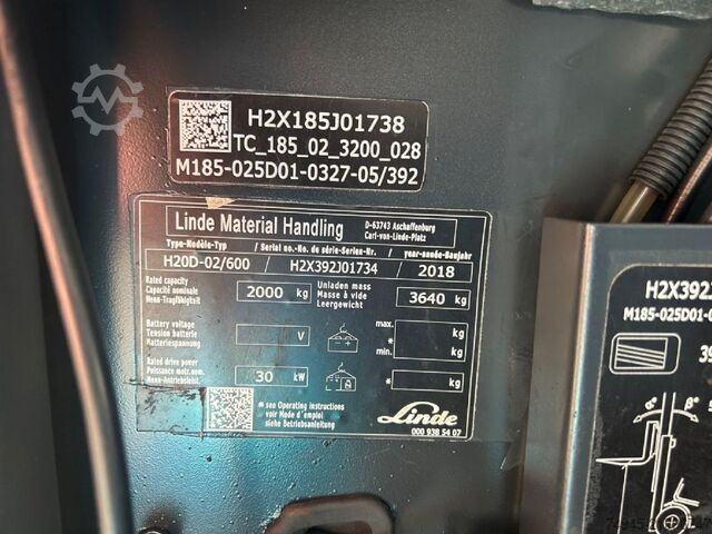 Diesel Forklift Linde H20D-02/600 EVO