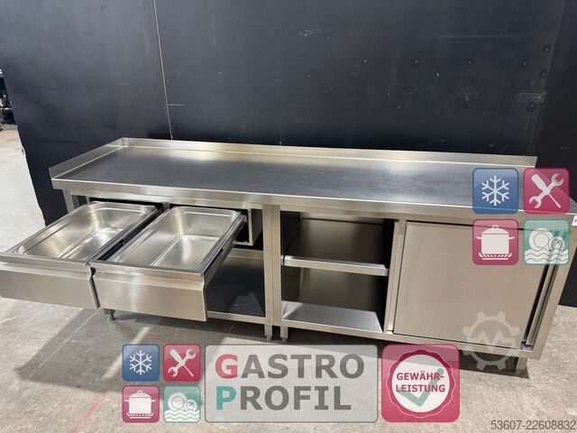ARBEITSTISCH EDELSTAHL Rational 