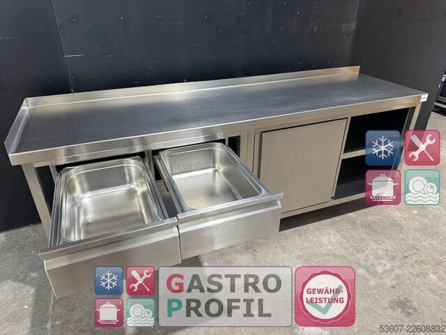 ARBEITSTISCH EDELSTAHL Rational 