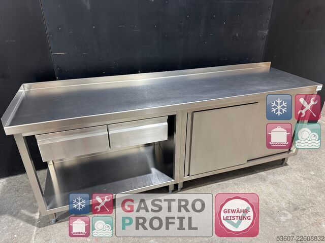 ARBEITSTISCH EDELSTAHL Rational 