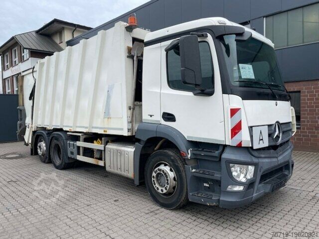 Garbage truck Mercedes-Benz MB 2533 Antos 6x2 Faun Vario 524 Zöller 2301