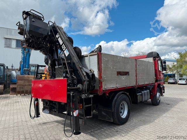 Kipper LKW MERCEDES-BENZ 1840 Actros 2Seiten-Kipper Kran Hiab 125-3 FunK