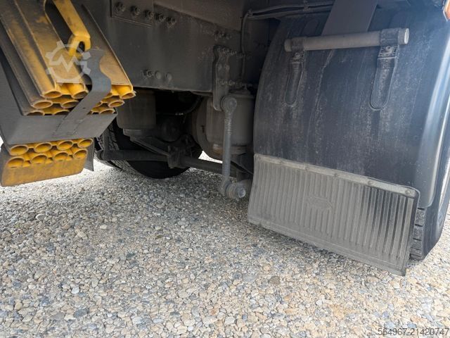 Flatbed truck with tarp VOLVO FH460 Pritsche Plane Bordw. Klima Retarder LBW