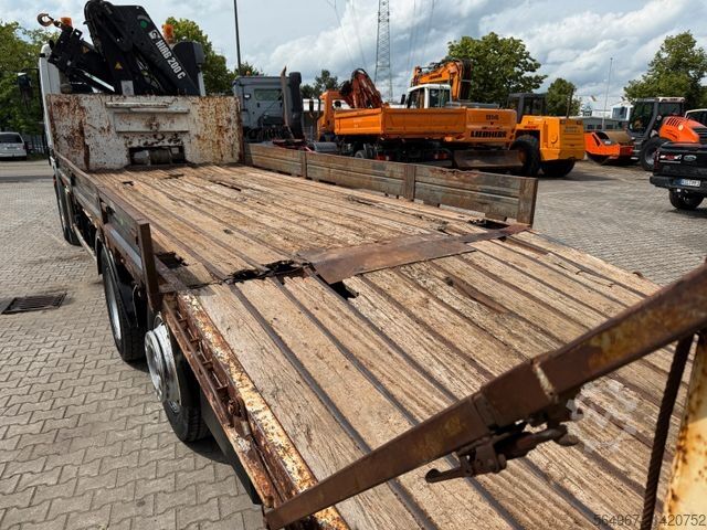 Wrecker MERCEDES-BENZ 2535 Actros MP1 Baumaschinentrans. KRAN + RAMPE