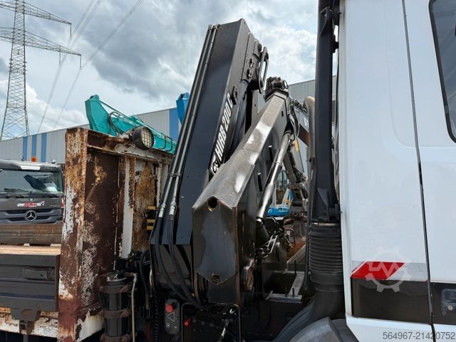Wrecker MERCEDES-BENZ 2535 Actros MP1 Baumaschinentrans. KRAN + RAMPE