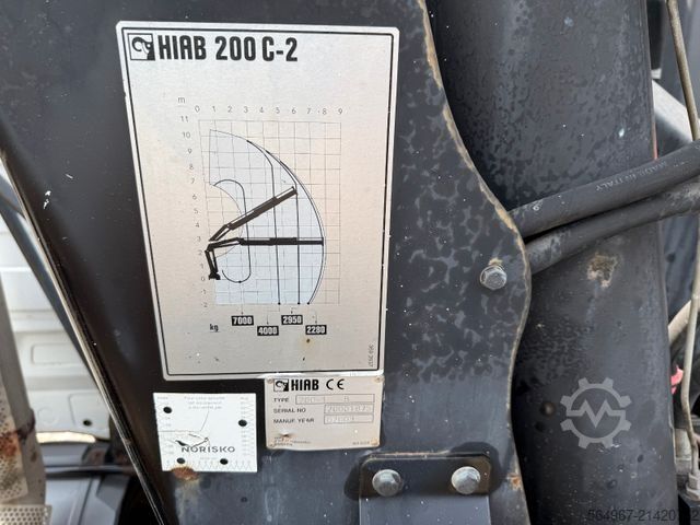 Wrecker MERCEDES-BENZ 2535 Actros MP1 Baumaschinentrans. KRAN + RAMPE