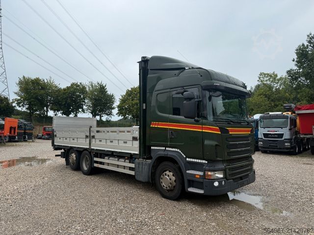 LKW mit Pritsche (offen) SCANIA R480 Pritsche+LBW Klima Retarder AHK Luft